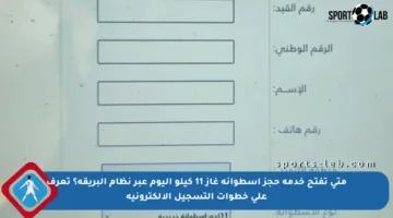 متى تفتح خدمة حجز اسطوانة غاز 11 كيلو اليوم عبر نظام البريقة؟ تعرف على خطوات التسجيل الإلكترونية
